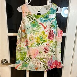 B21.    Multicoloured Floral Sleeveless Camisole